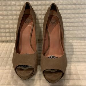 Taupe studded Vince Camuto Heels